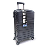 Set Valijas Flb Pp Gris Oscuro 20 24 28 175 4Ruedas